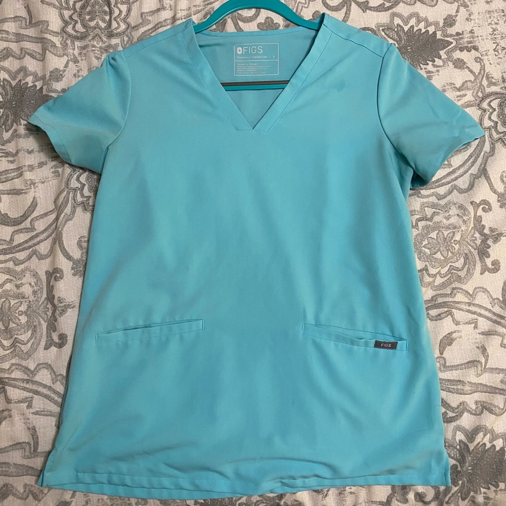 Limited Edition Neon Blue Figs Top